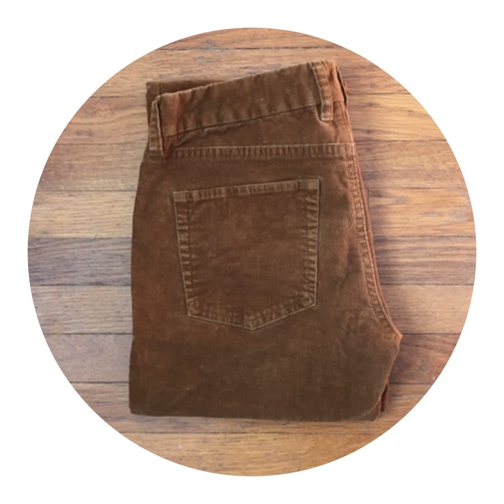 J. Crew straight leg corduroy pants